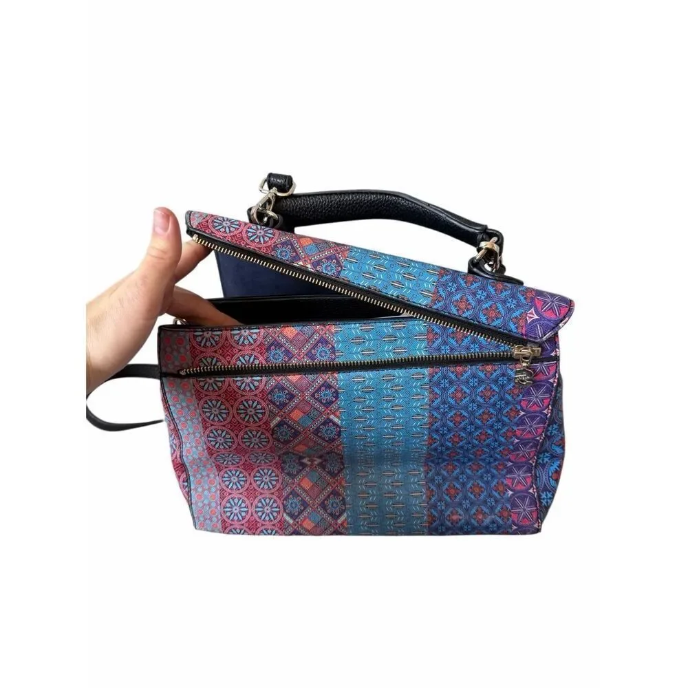 Desigual Roma Birmania Satchel Crossbody Bag Multicolor - Picture 8 of 14